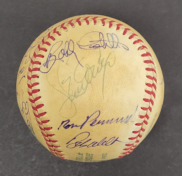 1981 Los Angeles Dodgers World Series Champs Team Signed Baseball Beckett COA