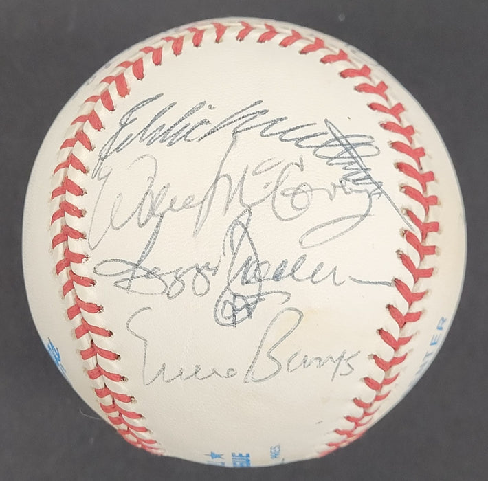 500 Home Run Signed Baseball Willie Mays Hank Aaron Ernie Banks JSA COA