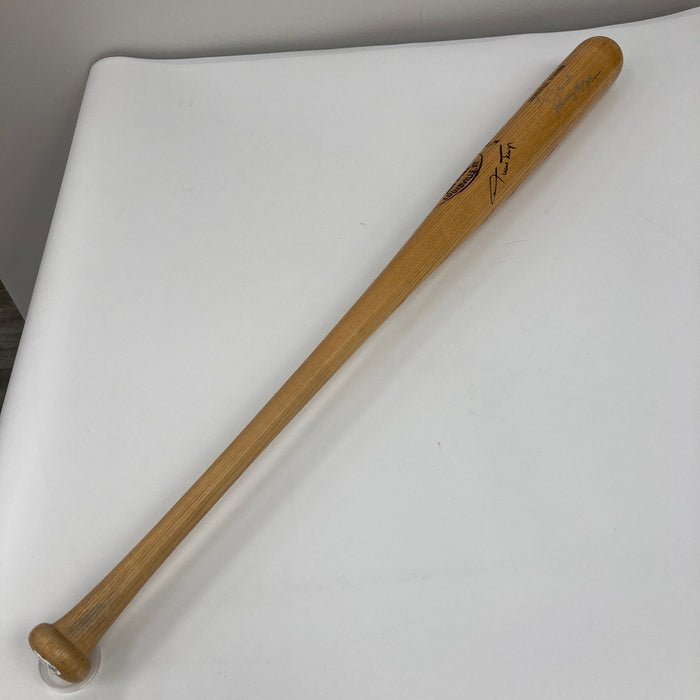 Willie Mays & Johnny Mize Signed Louisville Slugger Baseball Bat JSA COA