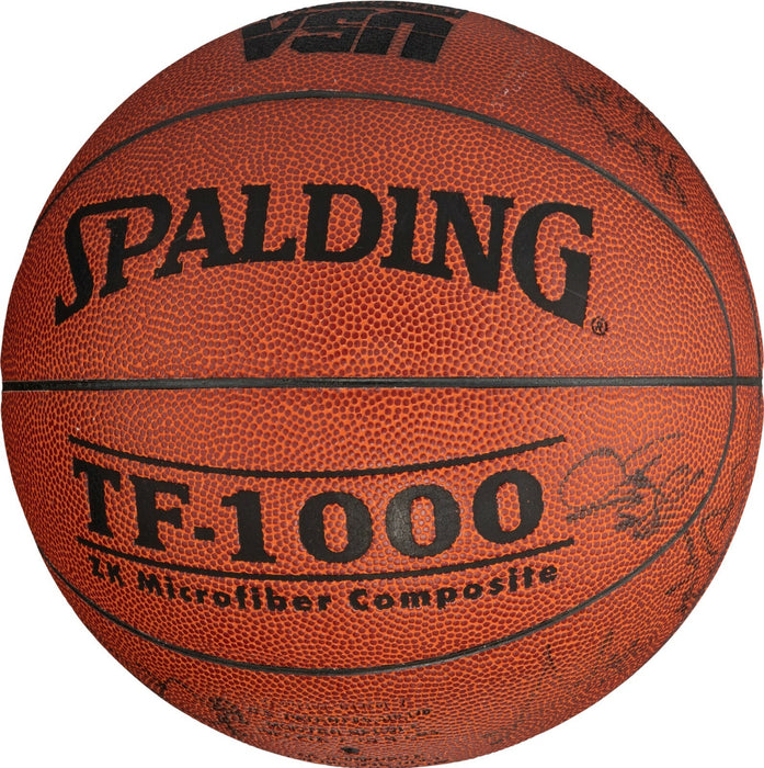 Tim Duncan Kevin Garnett 1999 Team USA Olympics Signed Basketball 19 Sig PSA DNA