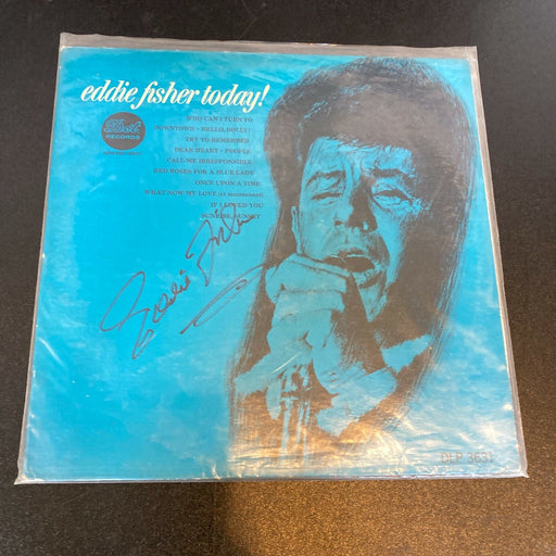 Eddie Fisher Signed Autographed Vintage LP Record