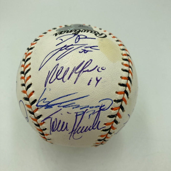 2007 All Star Game Team Signed Baseball Ichiro Suzuki Justin Verlander MLB Auth