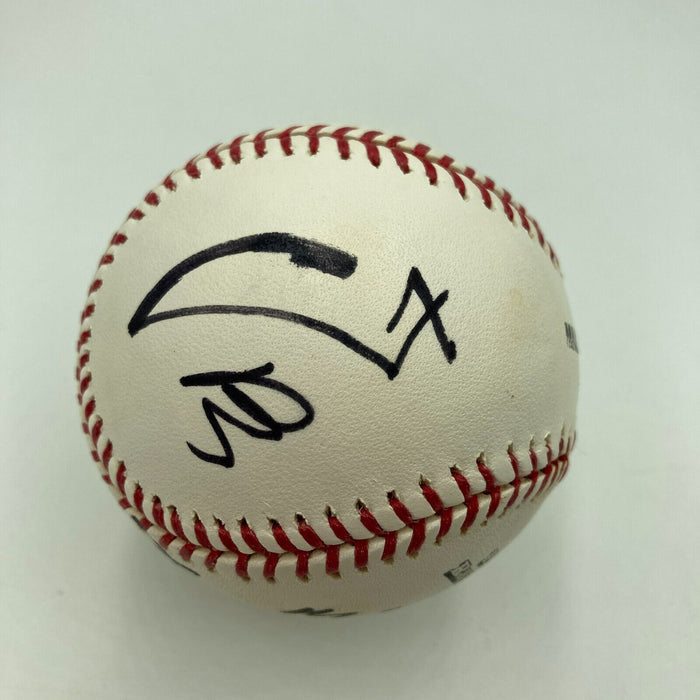 Linkin Park Band Signed Baseball 6 Signatures With Chester Bennington JSA COA