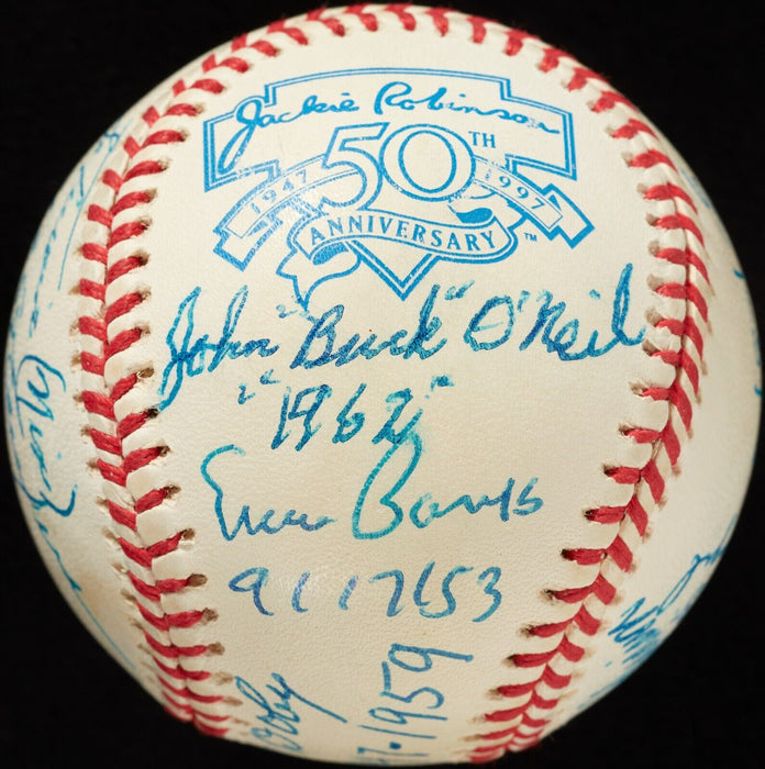 The Finest Negro League Baseball Integrators Signed Baseball JSA COA