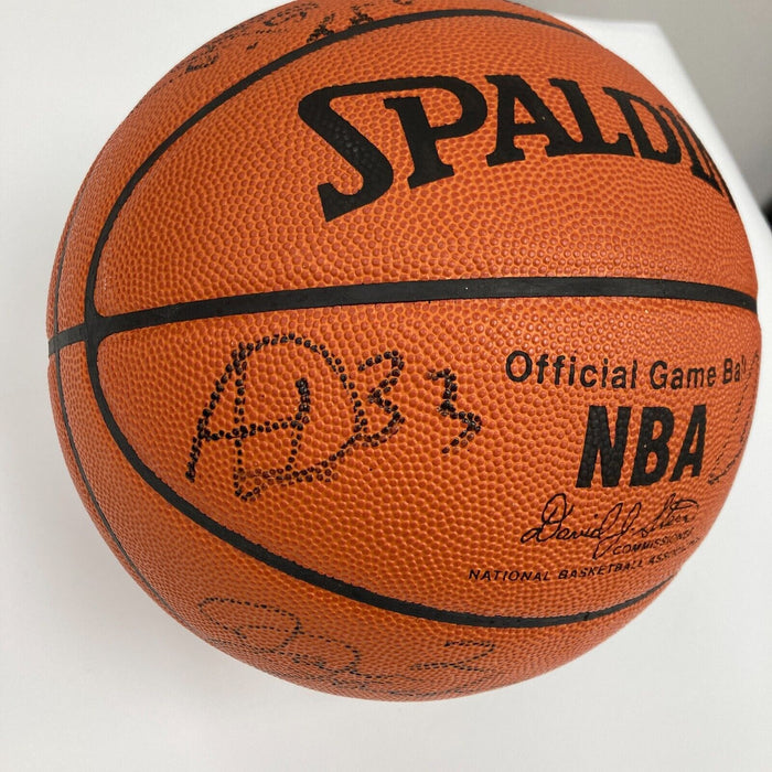 1999 San Antonio Spurs NBA Champs Team Signed Finals Basketball Tim Duncan JSA