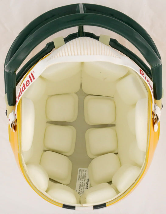 Ray Nitschke "H.O.F. 1978 Super Bowl I & II" Signed Green Bay Packers Helmet PSA