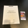 Mira Sorvino Signed Mighty Aphrodite Movie Script JSA COA