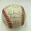 Roger Maris 61 HRS Joe Dimaggio 56 Games Great Moments Signed Baseball JSA COA