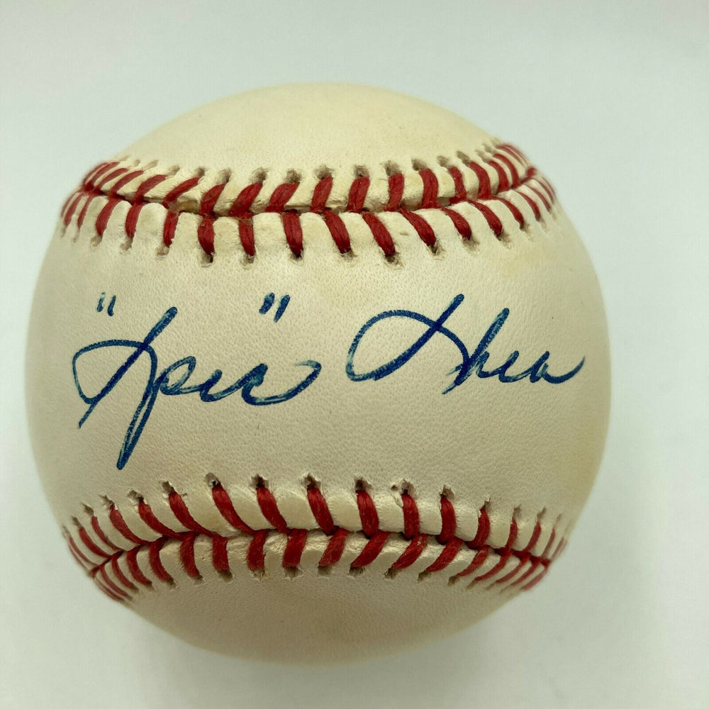 Spec Shea Signed Official American League Baseball