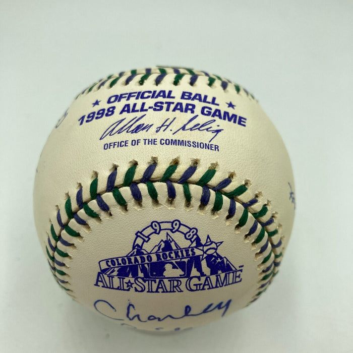 Buck O'neil Negro League Legends Signed 1998 All Star Game Baseball MLB Auth