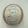 2009 New York Yankees Team Signed World Series Baseball Derek Jeter JSA COA