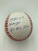 Willie McGee Signed Heavily Inscribed STAT Baseball JSA Certified