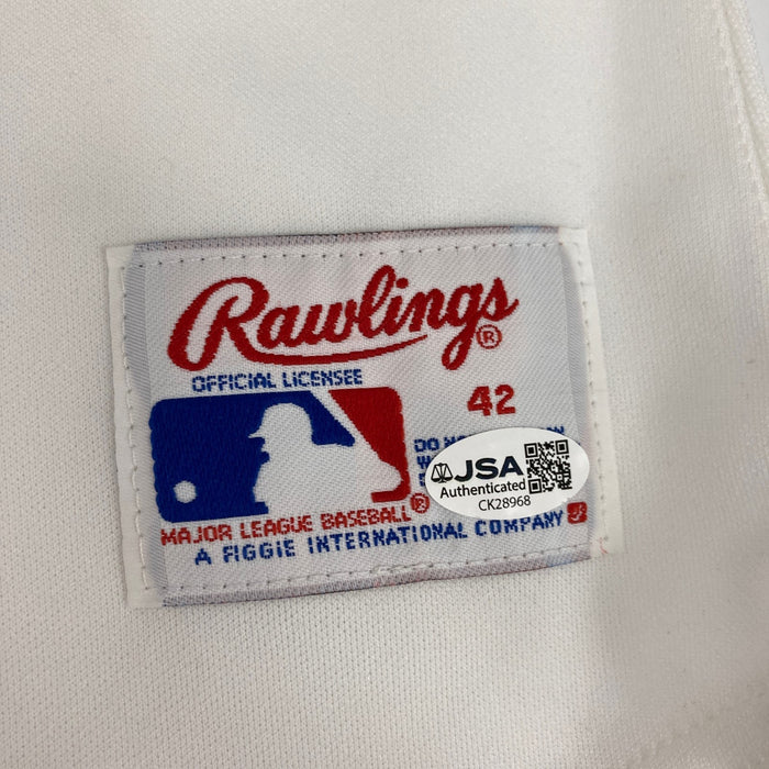 Rod  Jersey Signed Rawlings California Angels Pro Cut Game Jersey JSA COA