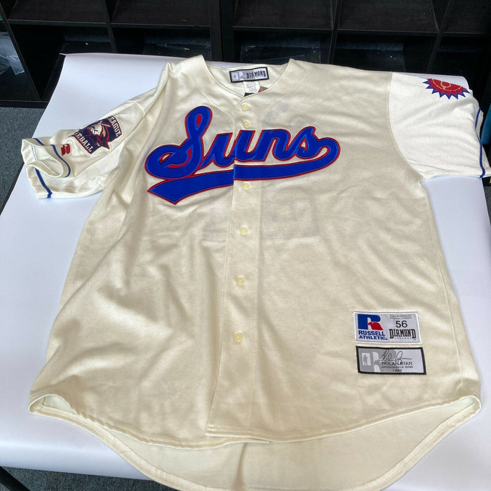 Beautiful Nolan Ryan Signed 1966 Jacksonville Suns Mets Minor League Jersey JSA