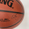 2007-08 Portland Trail Blazers Team Signed Spalding Basketball With Team COA