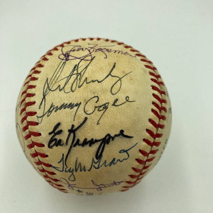 1969 New York Mets WS Champs Team Signed Baseball Tom Seaver Nolan Ryan CAS COA