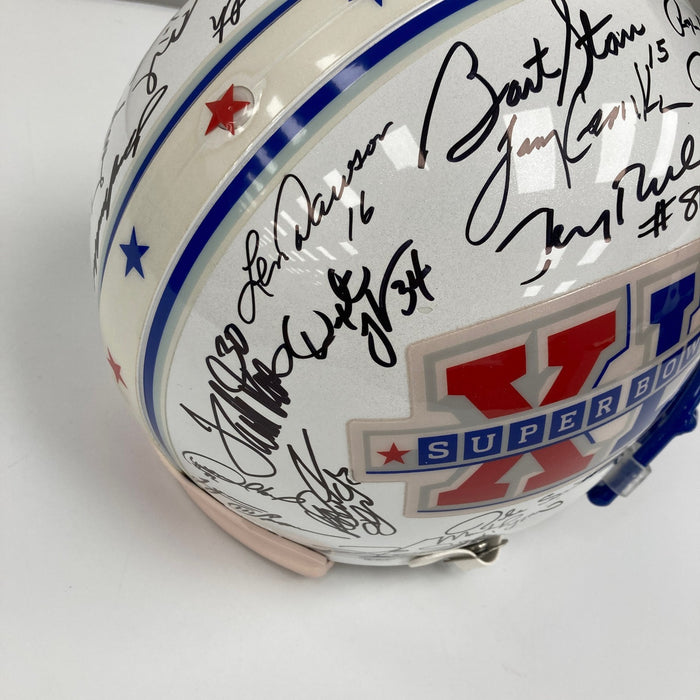 Beautiful Super Bowl MVP's Signed Helmet 40 Sigs With Tom Brady JSA COA