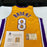 Kobe Bryant Signed 2000 Finals Game Issued Los Angeles Lakers Jersey Beckett PSA