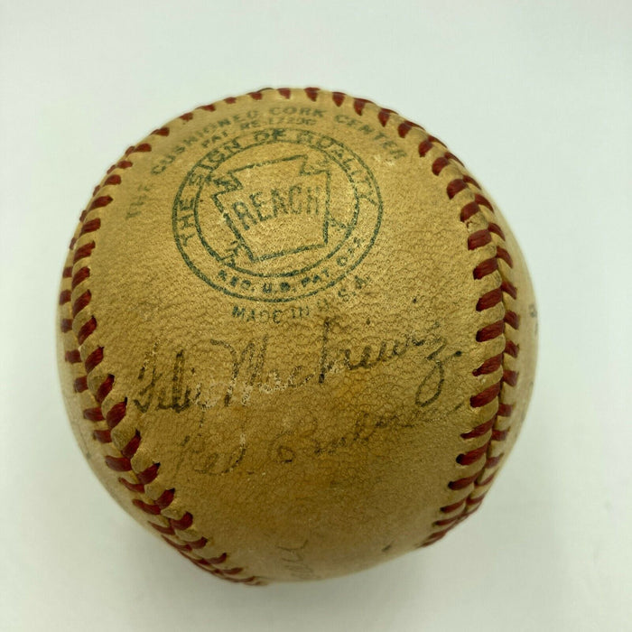 1946 Cleveland Indians Team Signed Official American League Harridge Baseball