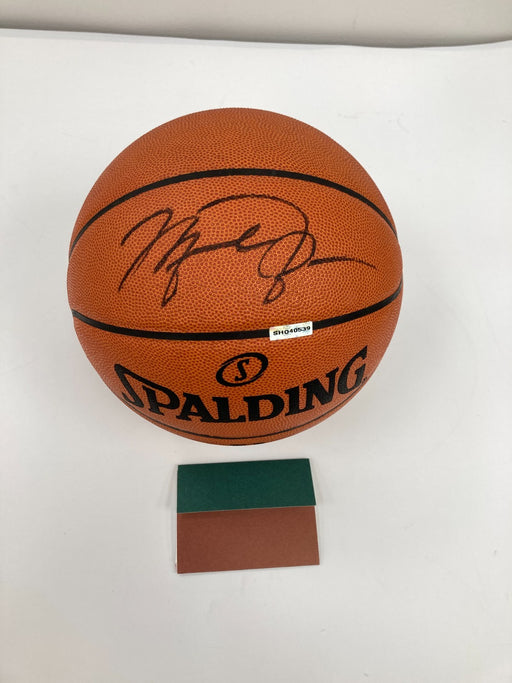 Michael Jordan Signed Spalding Official NBA Game Basketball JSA & Upper Deck COA