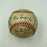 1954 Cleveland Indians AL Champs Teams Signed American League Baseball Beckett