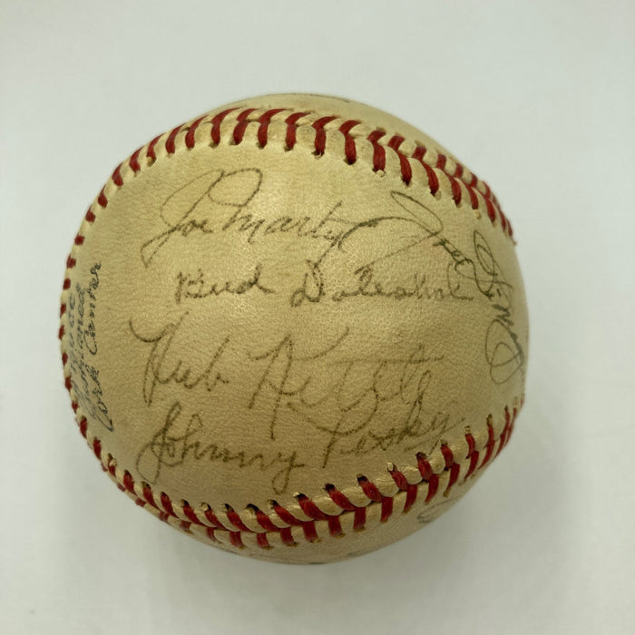 1930's Joe Dimaggio Rookie Era Multi Signed Pacific Coast League Baseball JSA
