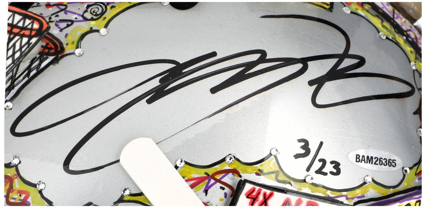 Lebron James Signed Charles Fazzino Pop Art Ohio Helmet UDA Upper Deck Fanatics