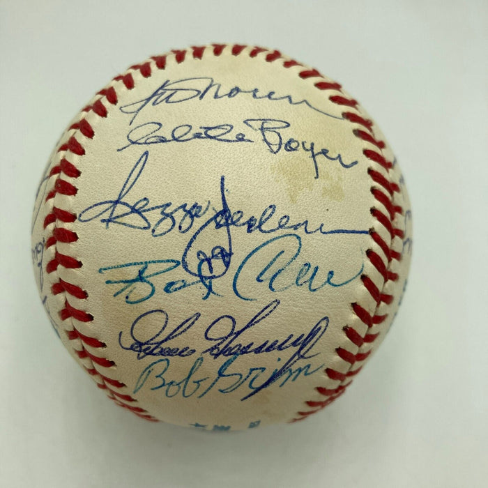 Joe Dimaggio Reggie Jackson New york Yankees Legends Multi Signed Baseball JSA