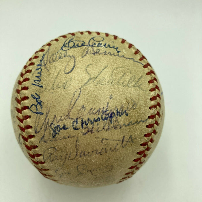 1962 New York Mets Inaugural Season Team Signed Baseball With Gil Hodges JSA COA