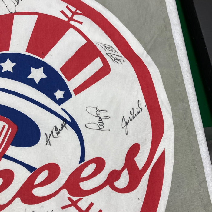 1998 New York Yankees World Series Champs Team Signed Large Pennant 44 Sigs JSA
