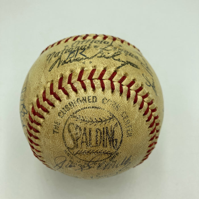 1964 St. Louis Cardinals World Series Champs Team Signed Baseball JSA COA