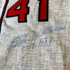 Eddie Mathews Signed Authentic Milwaukee Braves Uniform Jersey & Pants JSA COA