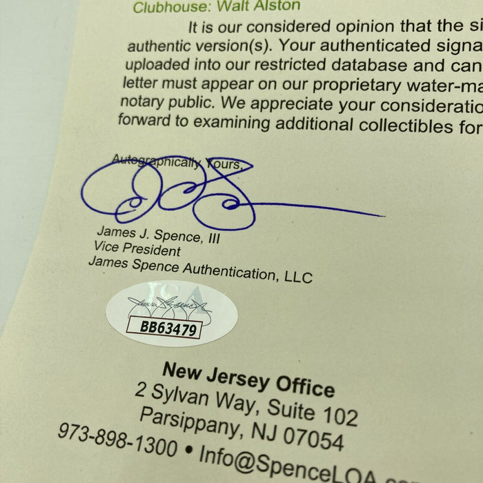 1963 Los Angeles Dodgers World Series Champs Team Signed Baseball JSA COA