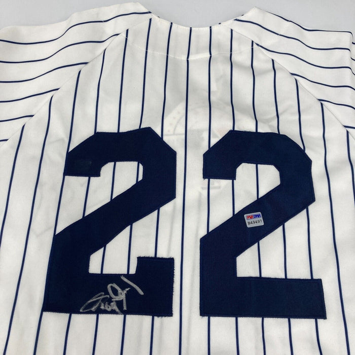 Roger Clemens Signed Authentic New York Yankees Russell Jersey PSA DNA Sticker