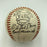 Mickey Mantle Joe DiMaggio Pie Traynor Hall Of Fame Multi Signed Baseball JSA