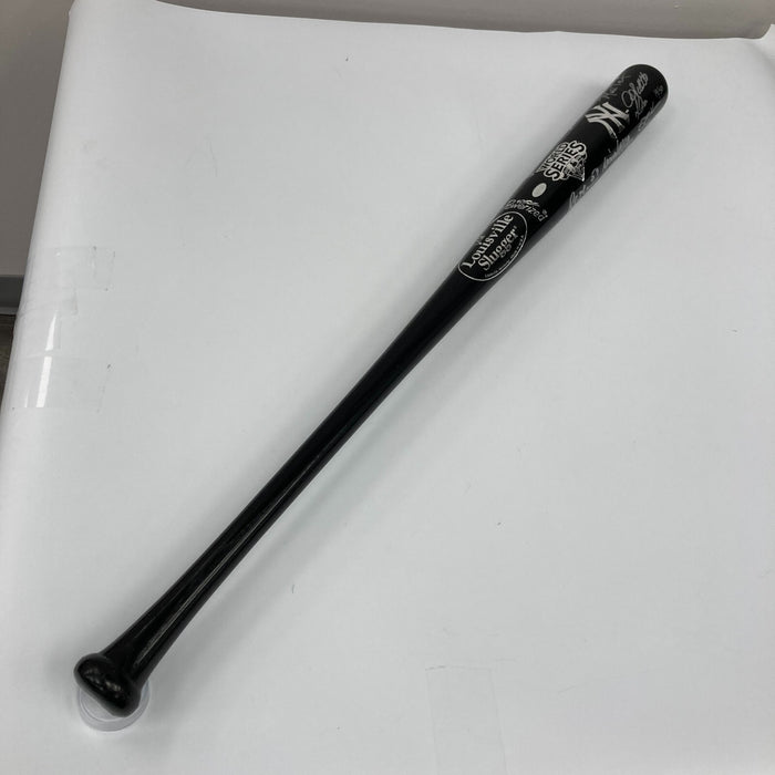 2009 New York Yankees World Series Champs Team Signed Bat #14/50 JSA COA