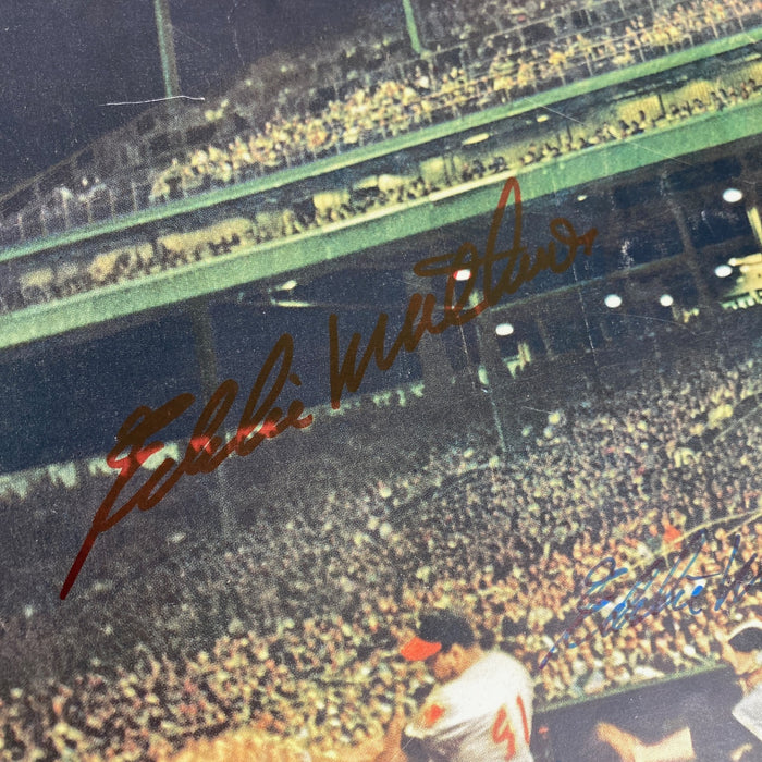 Eddie Mathews Signed 1954 Sports Illustrated First Issue PSA DNA COA