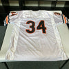 Walter Payton "Sweetness" Signed Chicago Bears Game Model STAT Jersey Beckett