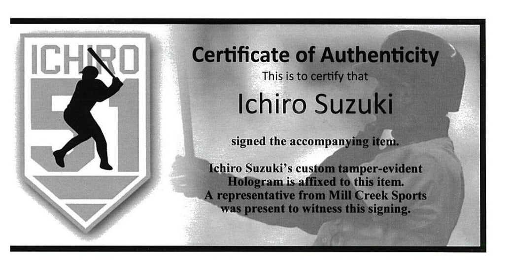 Ichiro Suzuki Signed 2001 Topps RC Ben Baller Litho 1/1 Project 2020 PSA Beckett