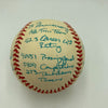 Joe Montana Signed Heavily Inscribed Career STAT Baseball Reggie Jackson COA