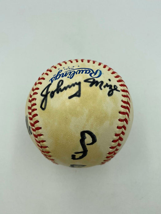 Billy Herman Johnny Mize Monte Irvin Signed 1980 All Star Game Baseball JSA COA