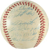 Beautiful 1955 New York Yankees American League Champs Team Signed Baseball JSA