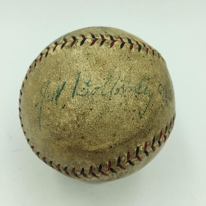 1931 Jim Bottomley Signed Game Used National League Baseball JSA COA