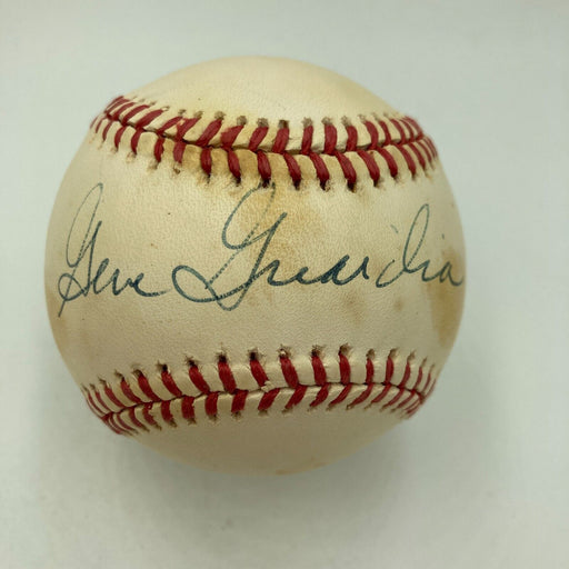 Gene Guarilia Signed American League Baseball Boston Celtics HOF JSA COA