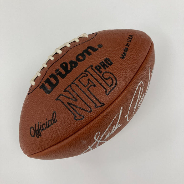 Walter Payton #34 Signed Wilson NFL Game Football JSA COA