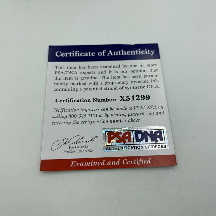 Danny Salazar Cleveland Indians Signed Official Major League Baseball PSA DNA