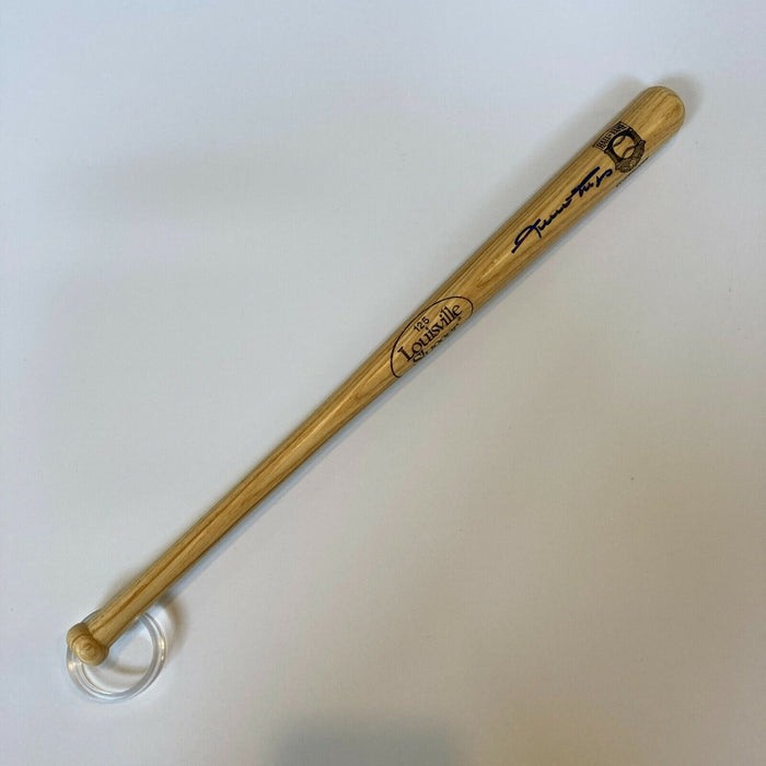 Beautiful Willie Mays Signed Hall Of Fame Mini Baseball Bat With JSA COA