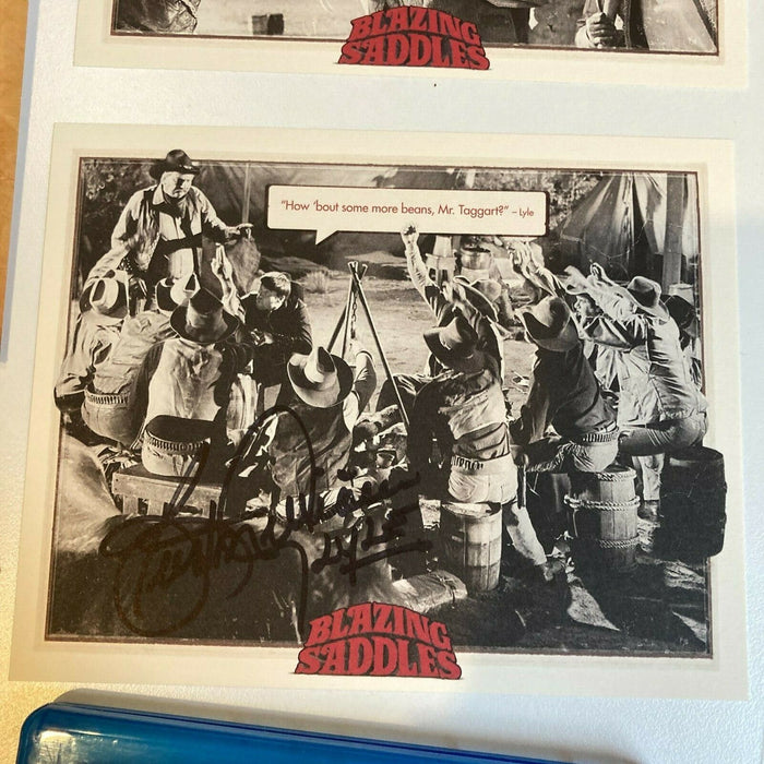 Mel Brooks & Burton Gilliam Signed Blazing Saddles DVD Set 6 Signatures JSA COA