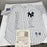 1999 New York Yankees Team Signed World Series Jersey Derek Jeter JSA COA