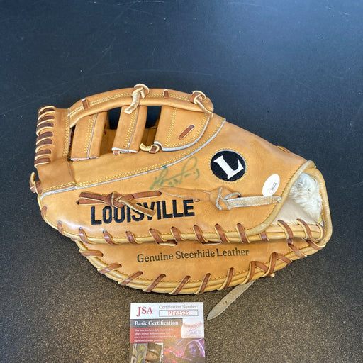 Rare David Ortiz Signed Authentic Game Model Baseball Glove Red Sox JSA COA